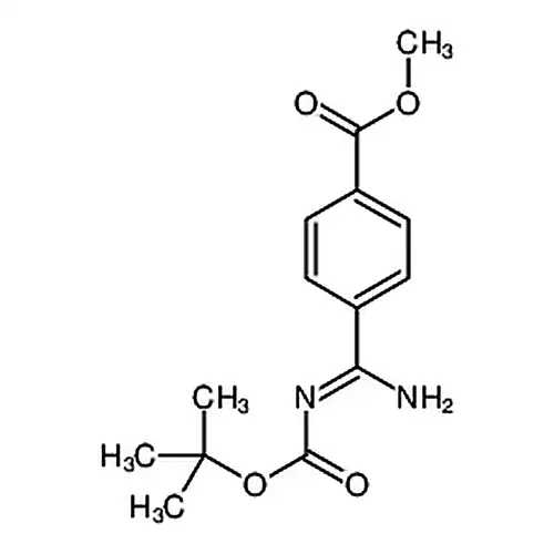 4-(N-(叔丁氧基羰基)甲脒基)苯甲酸甲酯