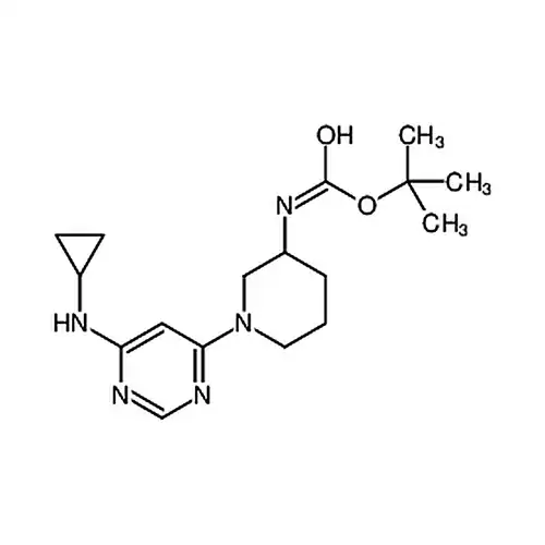 (1-(6-(环丙基氨基)嘧啶-4-基)哌啶-3-基)氨基甲酸叔丁酯