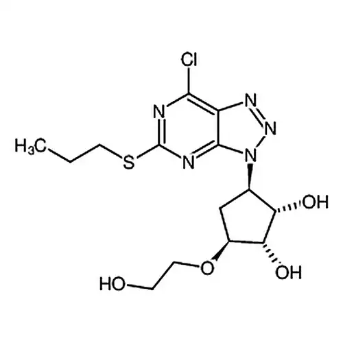 (1S，2S，3R，5S)-3-(7-氯-5-(丙硫基)-3H-[1，2，3]三唑并[4，5-d]嘧啶-3-基)-5-(2-羟基乙氧基)环戊烷-1，2-二醇