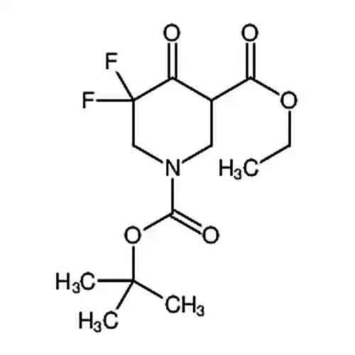 1-叔丁基 3-乙基 5，5-二氟-4-氧代哌啶-1，3-二羧酸酯