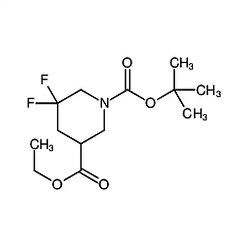 1-叔丁基 3-乙基 5,5-二氟哌啶-1,3-二羧酸酯