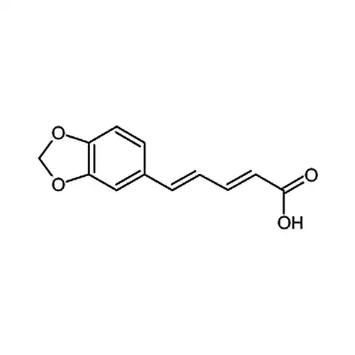 (2E,4E)-5-(苯并[d][1,3]二氧戊环-5-基)戊-2,4-二烯酸