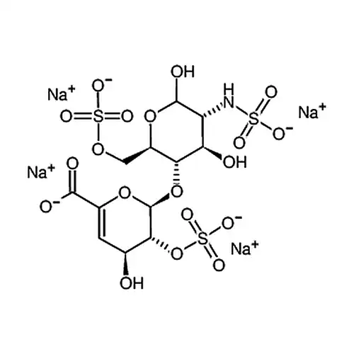 2-脱氧-4-O-(4-脱氧-2-O-磺基己-4-烯吡喃糖基)-2-(磺基氨基)-己糖6-(氢硫酸盐)钠盐(1:1)