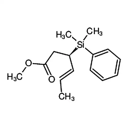 (3R，4E)-3-(二甲基苯基甲硅烷基)-4-己烯酸甲酯