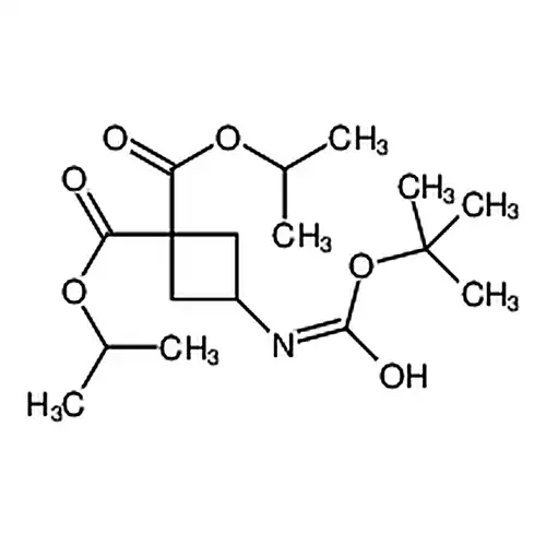 3-((叔丁氧基羰基)氨基)环丁烷-1，1-二羧酸二异丙酯