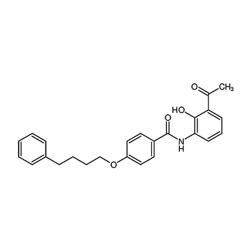 3-[4-(4-苯基丁氧基)苯甲酰基氨基]-2-羟基苯乙酮