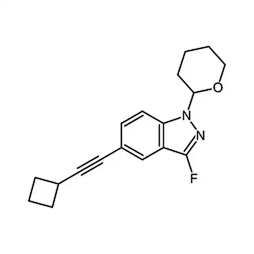 5-(环丁基乙炔基)-3-氟-1-(四氢-2H-吡喃-2-基)-1H-吲唑