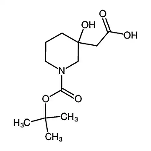 2-(1-(叔丁氧基羰基)-3-羟基哌啶-3-基)乙酸