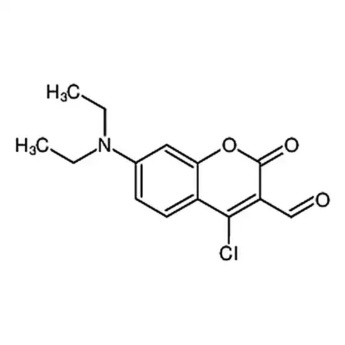 7-(N，N-二乙基氨基)-4-氯香豆素-3-甲醛