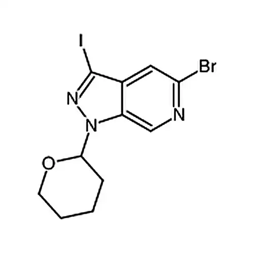 5-溴-3-碘-1-(四氢-2H-吡喃-2-基)-1H-吡唑并[3，4-C]吡啶