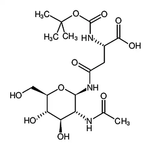 N&omega;-(2-乙酰氨基-2-脱氧-&beta;-D-吡喃葡萄糖酰基)-N&alpha;-(叔丁氧羰基)-L-天冬酰胺
