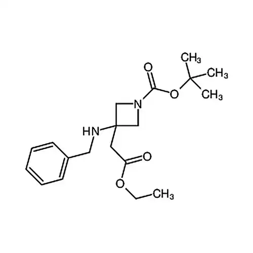 3-(苄基氨基)-3-(2-乙氧基-2-氧代乙基)氮杂环丁烷-1-羧酸叔丁酯