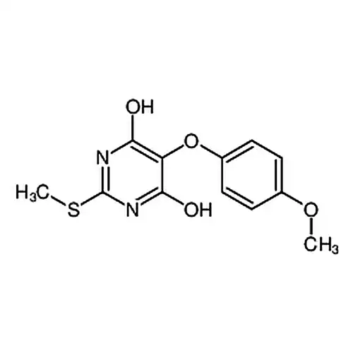 2-(甲硫基)-5-(4-甲氧基苯氧基)嘧啶-4，6-二醇