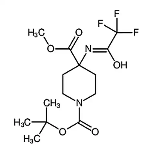 N-Boc-4-(三氟乙酰氨基)哌啶-4-甲酸甲酯