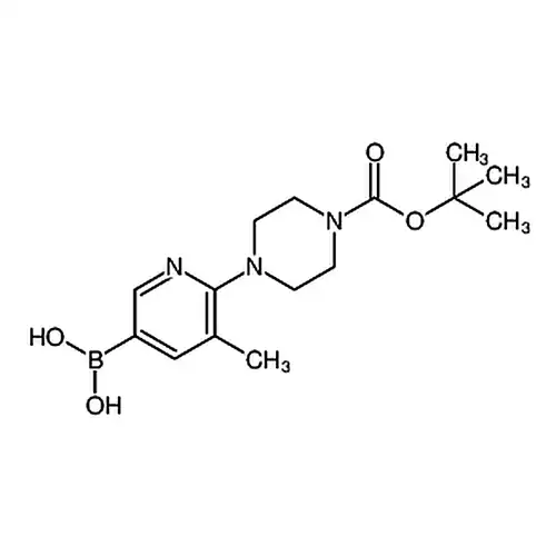 6-(4-(叔丁氧基羰基)哌嗪-1-基)-5-甲基吡啶-3-基硼酸