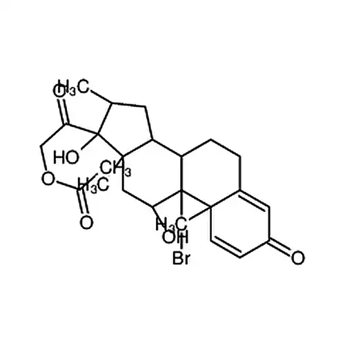 9-溴11β，17，21-三羟基-16α-甲基-孕烷-1，4-二烯-3，20-二酮21-乙酸酯