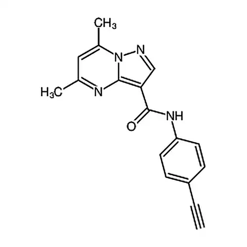 N-(4-乙炔基苯基)-5,7-二甲基吡唑并[1,5-a]嘧啶-3-甲酰胺