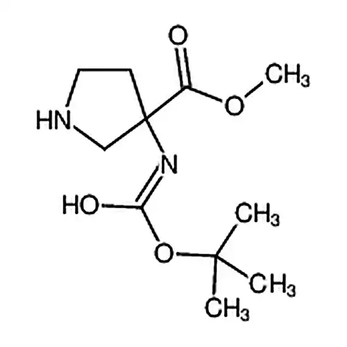 3-(BOC-氨基)吡咯烷-3-甲酸甲酯