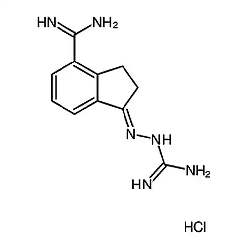 2-(4-甲脒基-2,3-二氢-1H-茚-1-亚基)肼-1-甲脒基二盐酸盐