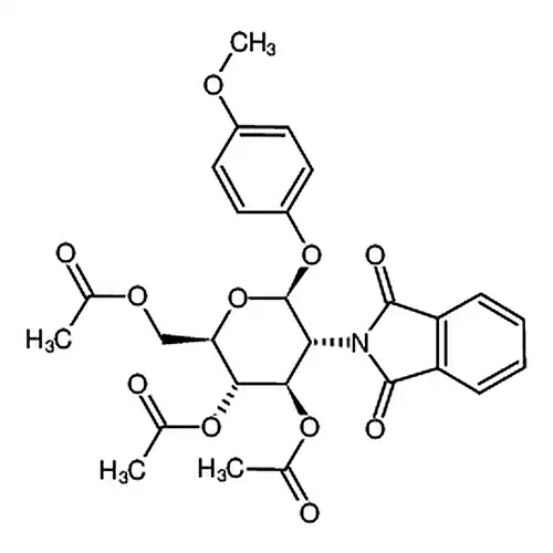 4-甲氧苯基3,4,6-三-O-乙酰-2-脱氧-2-苯二甲酰亚氨基-&beta;-D-吡喃葡萄糖苷