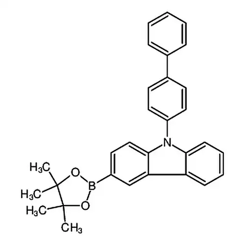 9-([1,1'-联苯]-4-基)-3-(4,4,5,5-四甲基-1,3,2-二氧硼杂环戊烷-2-基)-9H-咔唑
