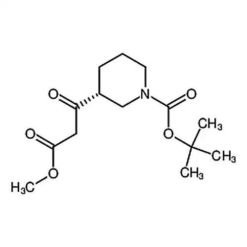 (R)-叔丁基 3-(3-甲氧基-3-氧代丙酰基)哌啶-1-羧酸酯