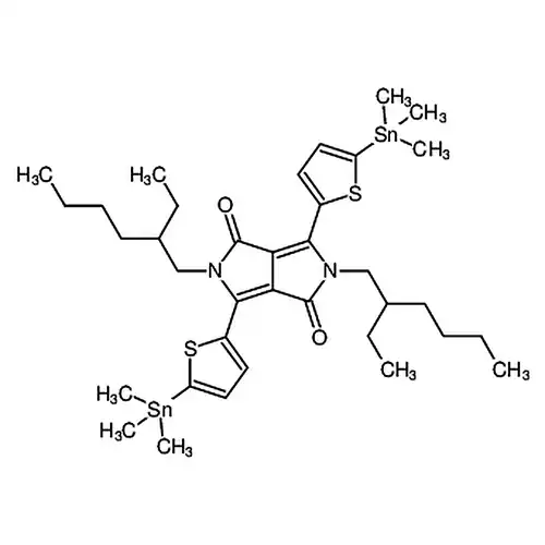 2,5-二(2-乙基己基)-3,6-二(5-三甲基锡)-吡咯并吡咯二酮