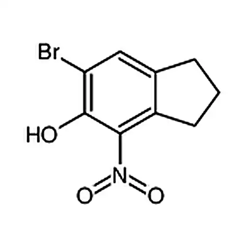 6-溴-2,3-二氢-4-硝基-5-茚醇