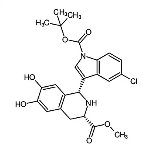 (1R，3S)-1-(1-(叔丁氧基羰基)-5-氯-1H-吲哚-3-基)-6，7-二羟基-1，2，3