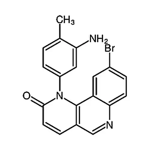 1-(3-氨基-4-甲基苯基)-9-溴苯并[h][1，6]萘啶-2(1H)-酮