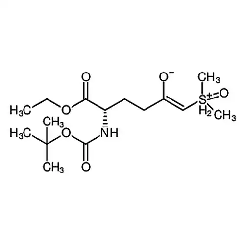 (S)-2 - ((叔丁氧基羰基)氨基)-6-(二甲基氢亚硫酰基)-5-羟基己-5-烯酸乙酯