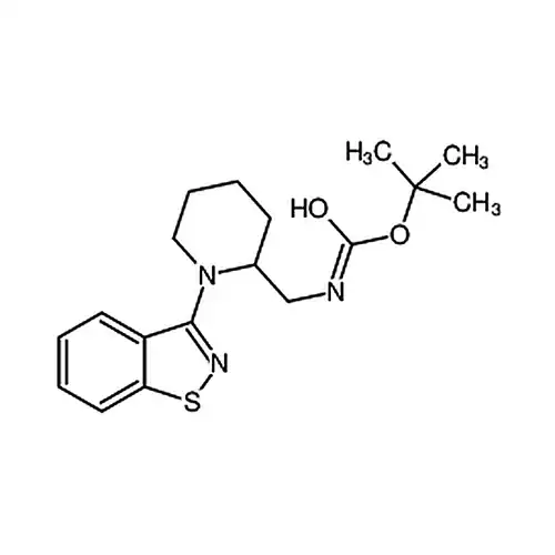 (1-苯并[D]异噻唑-3-基-哌啶-2-基甲基)-氨基甲酸叔丁酯