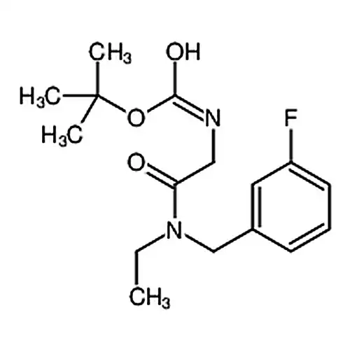 (2-(乙基(3-氟苄基)氨基)-2-氧代乙基)氨基甲酸叔丁酯