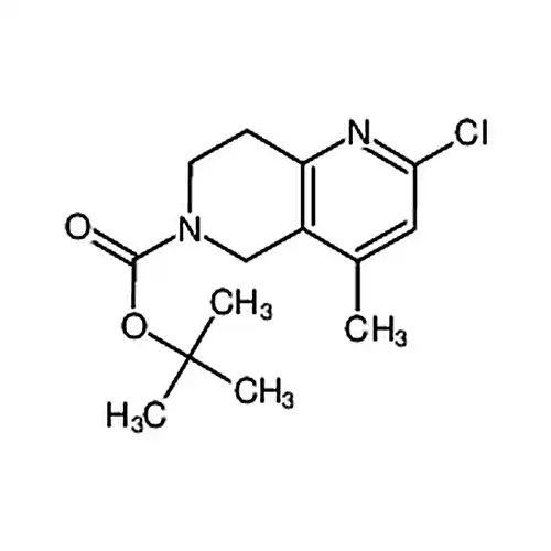 2-氯-4-甲基-7，8-二氢-1，6-萘啶-6(5H)-羧酸叔丁酯