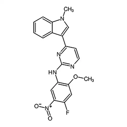N-(4-氟-2-甲氧基-5-硝基苯基)-4-(1-甲基-1H-吲哚-3-基)嘧啶-2-胺