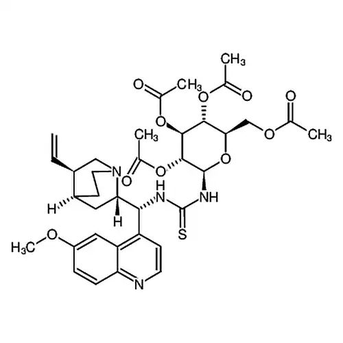 N-[(8α，9R)-6'-甲氧基奎宁-9-基]-N'-(2，3，4，6-四-O-乙酰基-β-D-吡喃葡萄糖基)硫脲