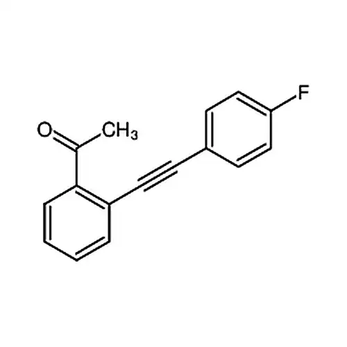 1-( 2 - (( 4-氟苯基)乙炔基)苯基)乙酮