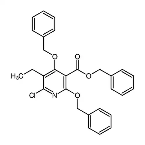 2,4-双(苄氧基)-6-氯-5-乙基烟酸苄酯
