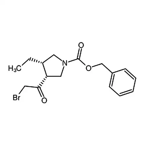 (3R,4S)-3-(2-溴乙酰基)-4-乙基吡咯烷-1-羧酸苄酯