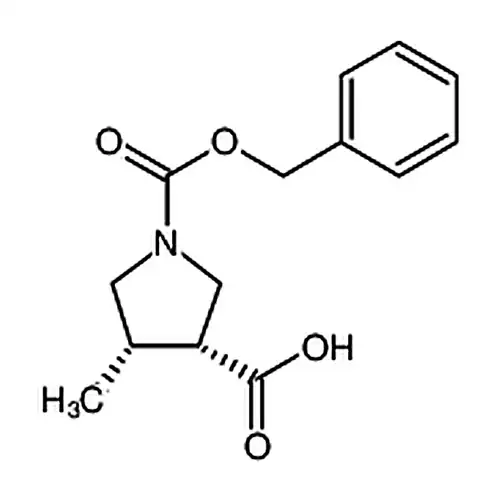 (3R，4S)-1-Cbz-4-甲基吡咯烷-3-甲酸