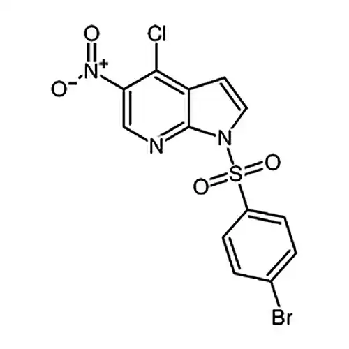 1-((4-溴苯基)磺酰基)-4-氯-5-硝基-1H-吡咯并[2，3-b]吡啶