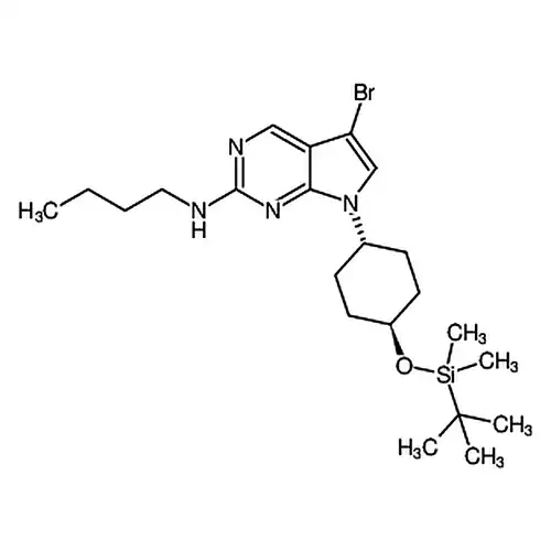 5-溴-N-丁基-7 - ((1R，4R)-4 - ((叔丁基二甲基硅烷基)氧基)环己基)-7H-吡