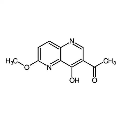 1-(4-羟基-6-甲氧基-1，5-萘啶-3-基)乙酮