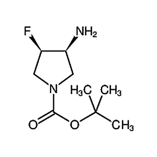 顺-3-氨基-4-氟吡咯烷-1-羧酸叔丁酯