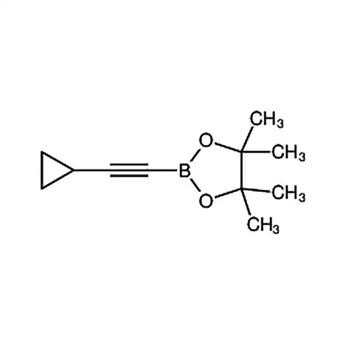 2-(环丙基乙炔基)-4,4,5,5-四甲基-1,3,2-二氧硼杂环戊烷
