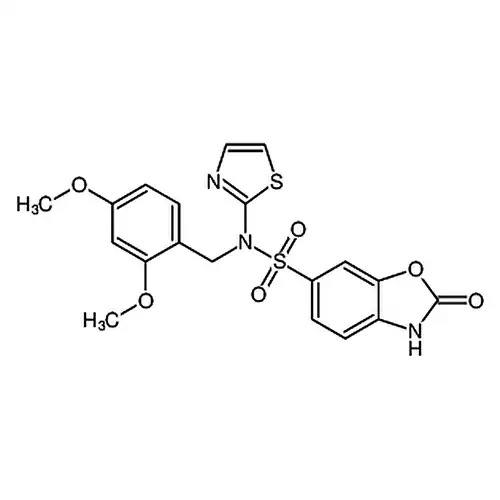 N-(2，4-二甲氧基苄基)-2-氧代-N-(噻唑-2-基)-2，3-二氢苯并[d]噁唑-6-磺酰胺