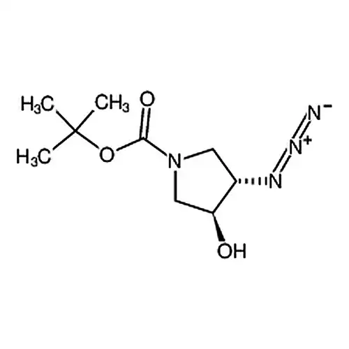 (3S，4S)-3-叠氮基-4-羟基吡咯烷-1-羧酸叔丁酯