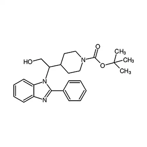 4-(2-羟基-1-(2-苯基-1H-苯并[d]咪唑-1-基)乙基)哌啶-1-甲酸叔丁酯