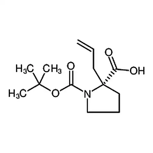 (R)-2-烯丙基-1-(叔丁氧基羰基)吡咯烷-2-羧酸
