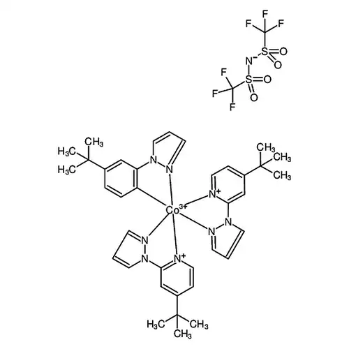 三[4-叔丁基-2-(1H-吡唑-1-基)吡啶]钴（III）三(1，1，1-三氟-N-[(三氟甲基)磺酰基]甲烷磺酰胺盐)